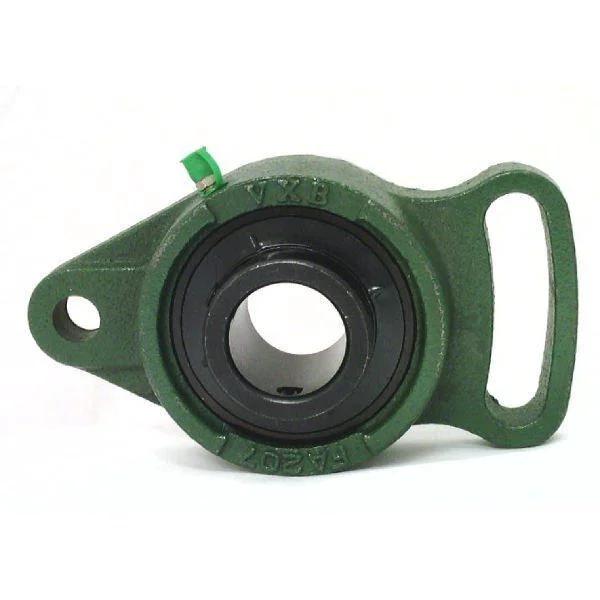 UCFA207-22 Black Oxide Plated Insert Bearing Adjustable Flange Cartridge Bearing 1 3/8" Mounted