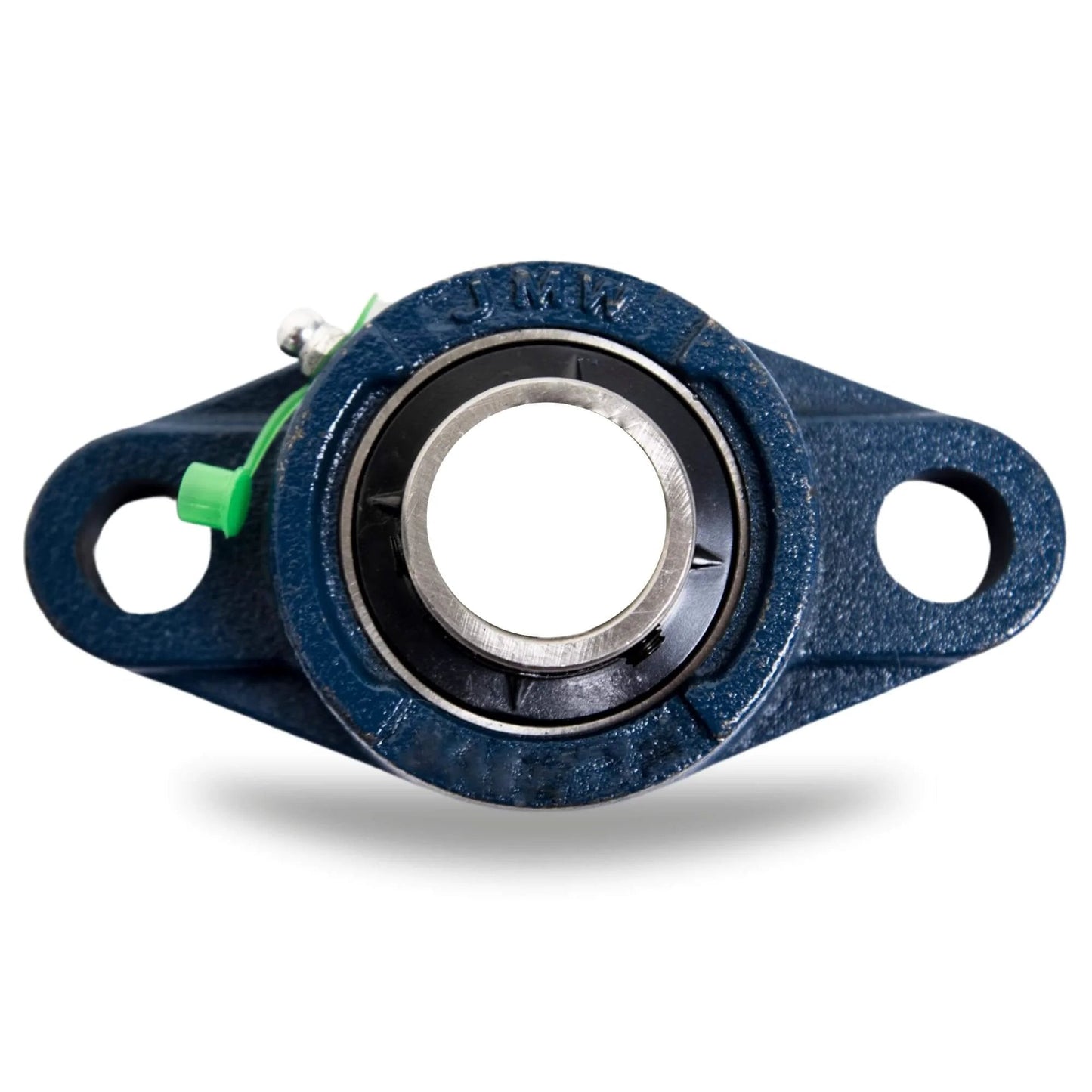 UCFL205-16 Pillow Block Bearing (2 Pack), 1 inch Bore, 2-Bolt Flange Mounted, Solid Base, Self-Alignment, front view