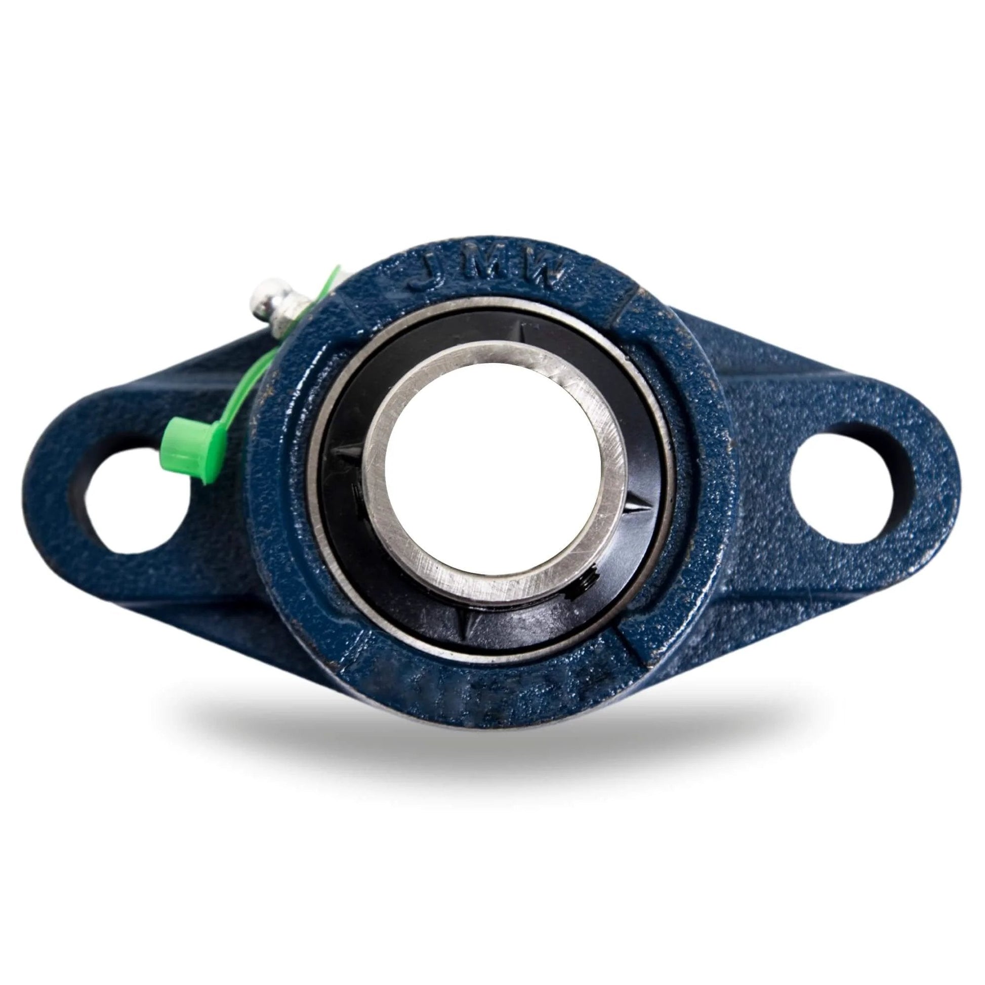 UCFL205-16 Pillow Block Bearing (2 Pack), 1 inch Bore, 2-Bolt Flange Mounted, Solid Base, Self-Alignment, front view
