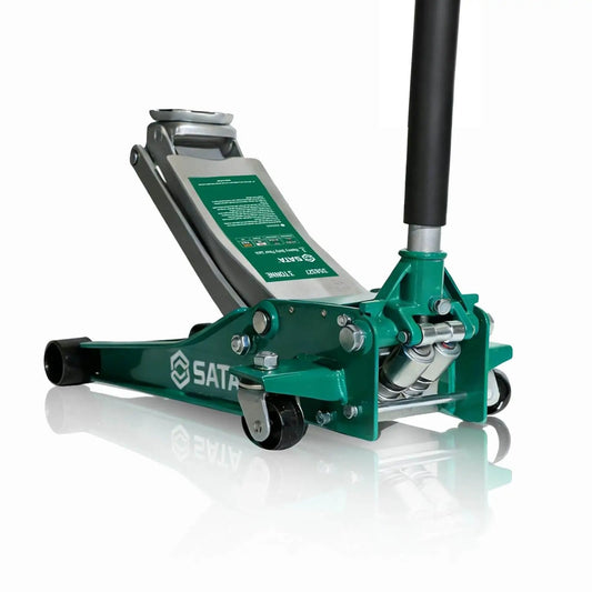 Heavy Duty Steel Floor Jack With 3 Ton Capacity, Ultra Low Profile For Tight Parking Spaces, Dual Piston Quick Lift Pump