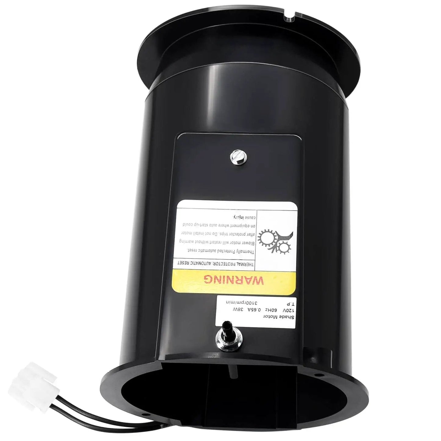 Side view of Universal Heavy Duty Draft Inducer Motor For Furnaces Replacement Part Compatible With Nortek Nordyne Intertherm M1