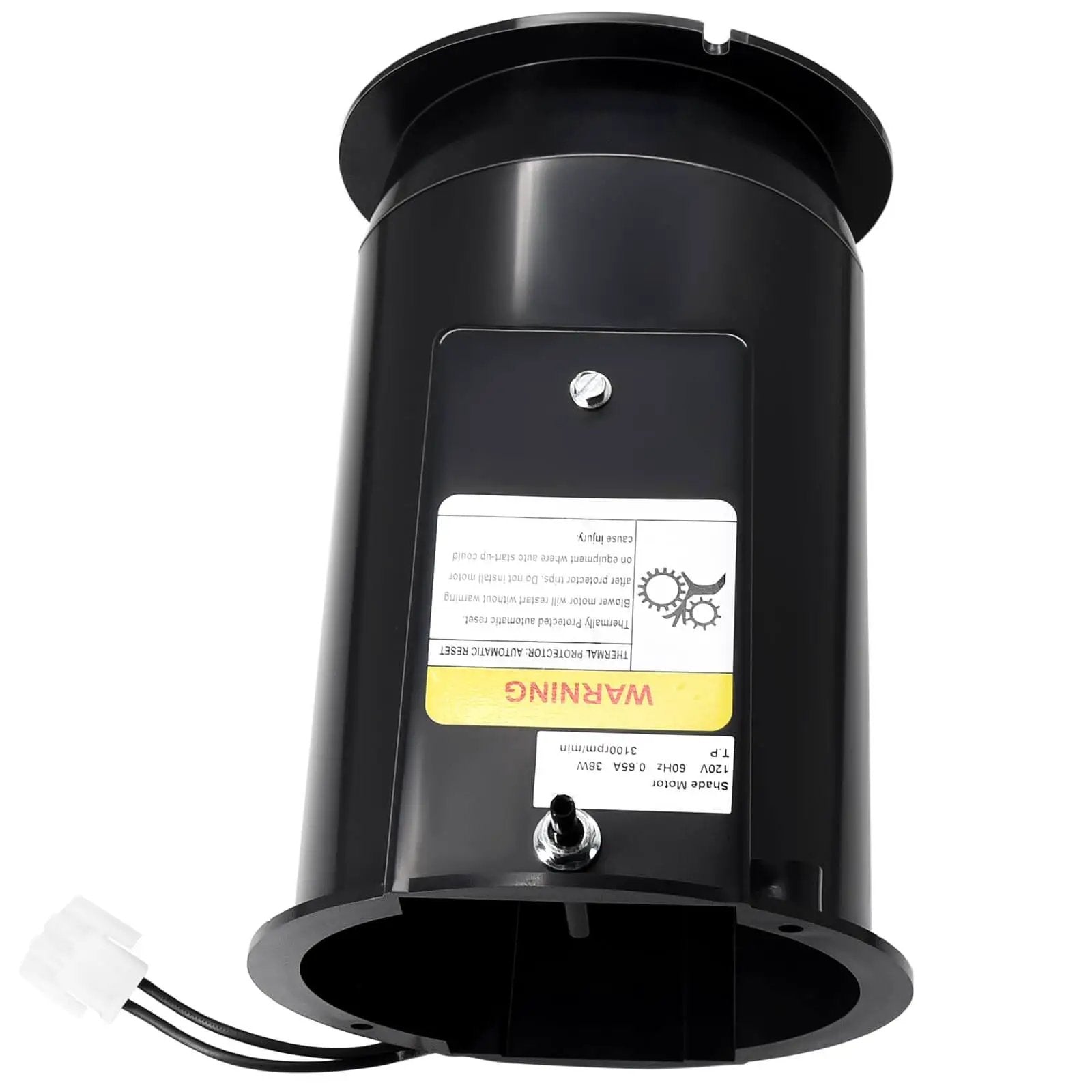 Side view of Universal Heavy Duty Draft Inducer Motor For Furnaces Replacement Part Compatible With Nortek Nordyne Intertherm M1