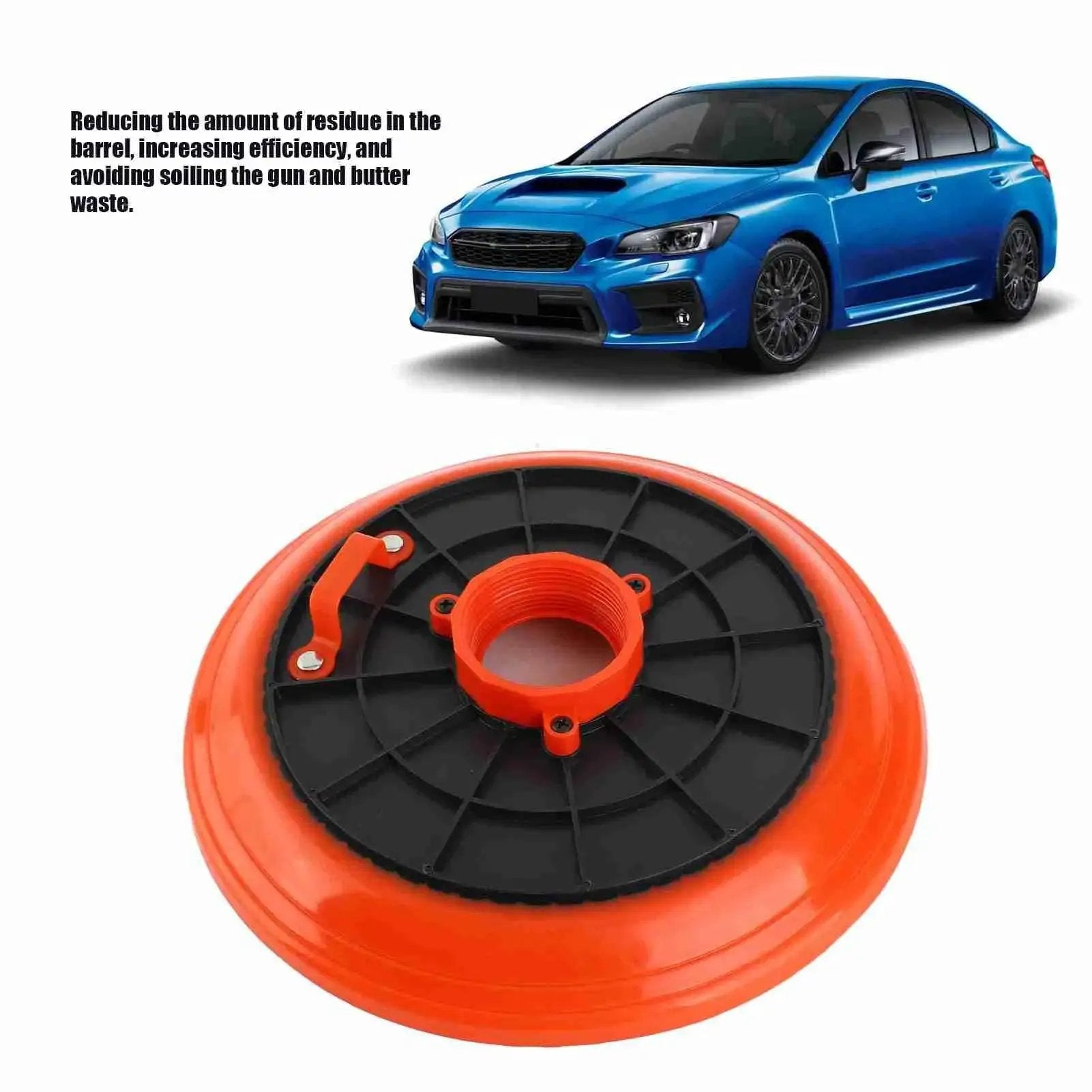 Universal Grease Suction Plate For Cars With Leakproof Design And Efficient Oil Absorption next to blue sports car