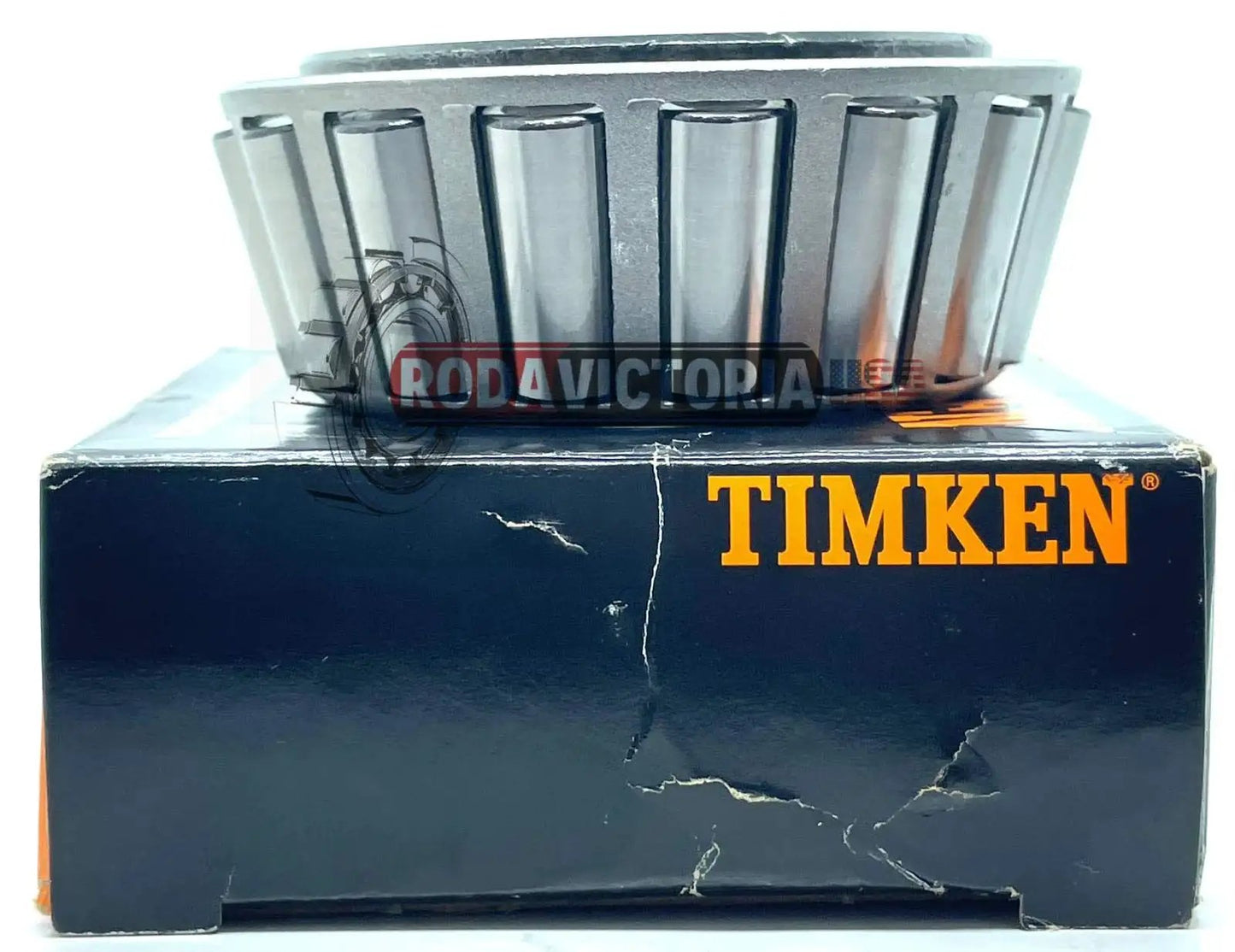 USA Made Timken 3877 Tapered Roller Bearing For Hyster 30228 on box, 1.625 Inch Bore, 1.1875 Inch Inner Width