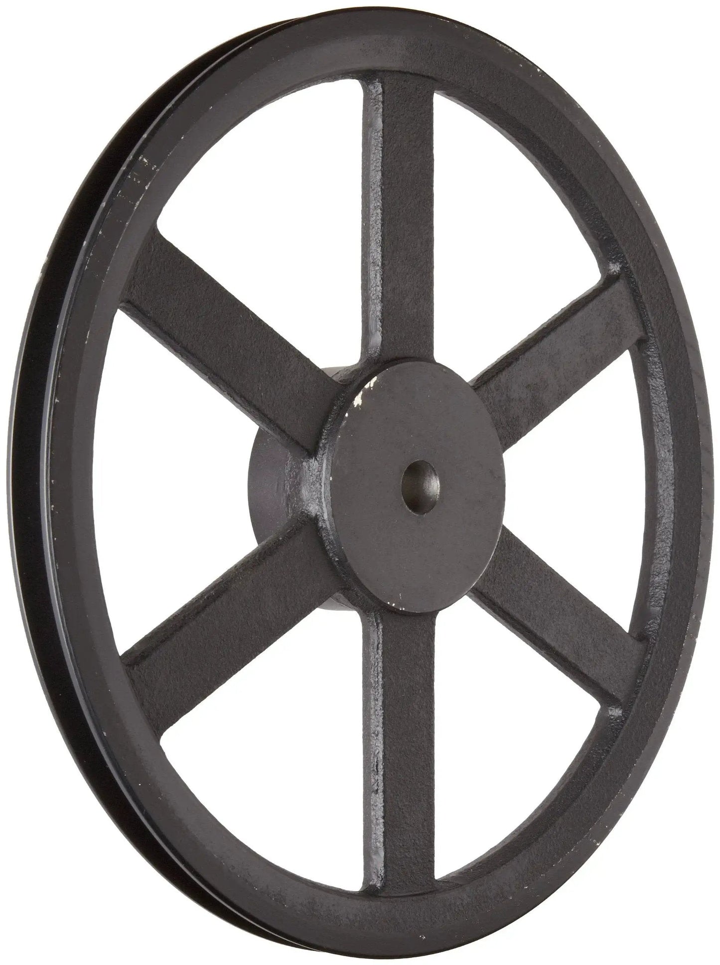 FHP V Belt Sheave 3/4 Bore 1 Groove for 3L 4L Belt Section Gray Cast Iron with Set Screw, Side View
