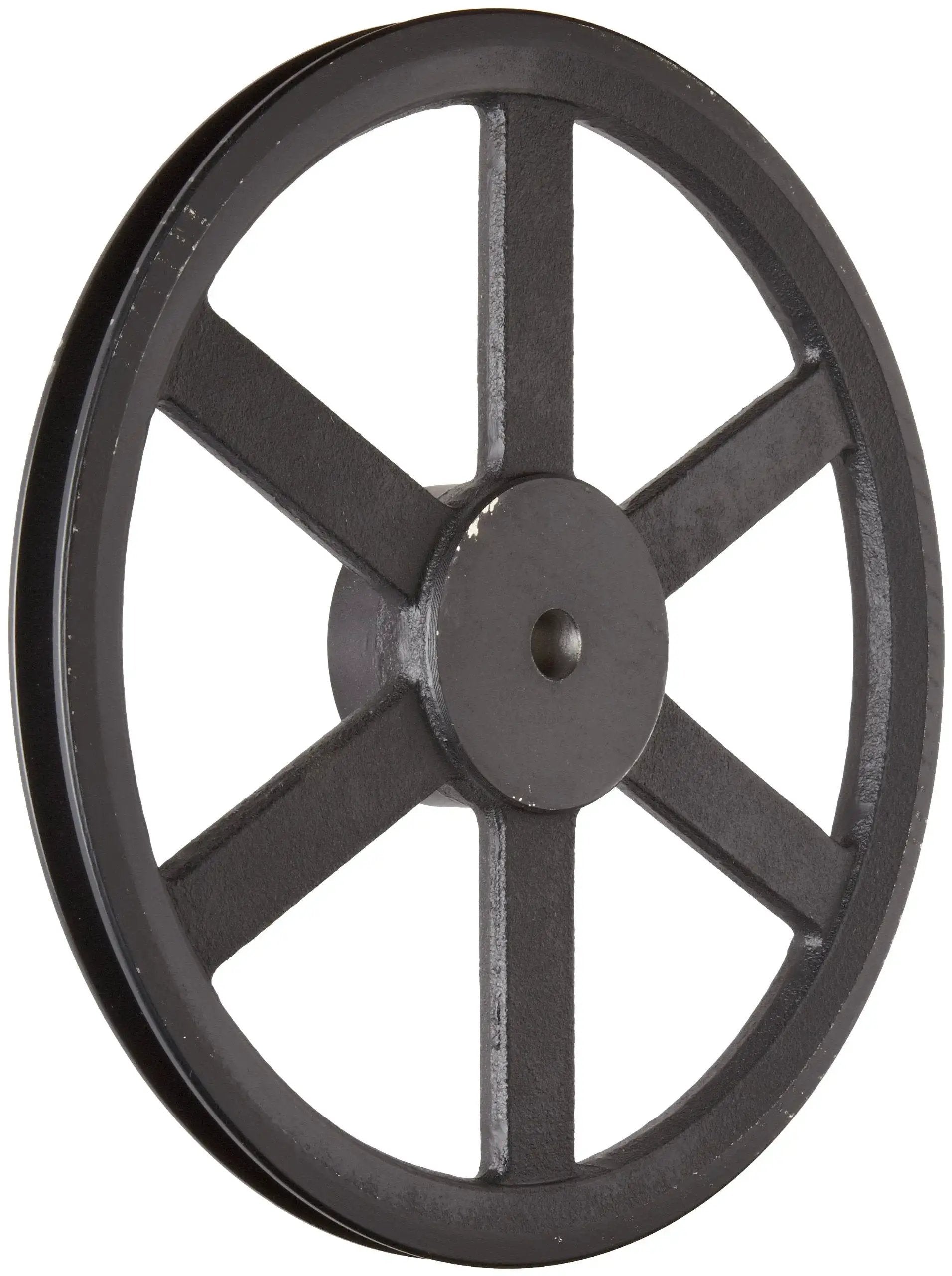 FHP V Belt Sheave 3/4 Bore 1 Groove for 3L 4L Belt Section Gray Cast Iron with Set Screw, Side View