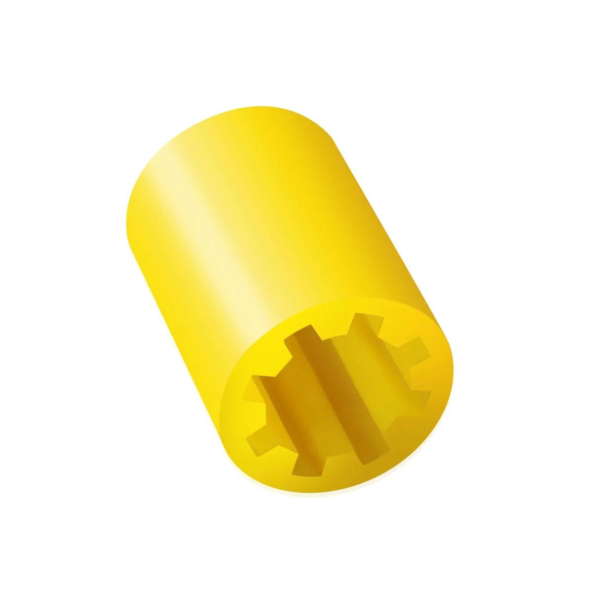 Vacuum Pump Coupler Sleeve Replacement For PR 77 Fits PR 6 And DV Series Vacuum Pumps Pro Grade Gear Yellow Color, 1-5/8in length.