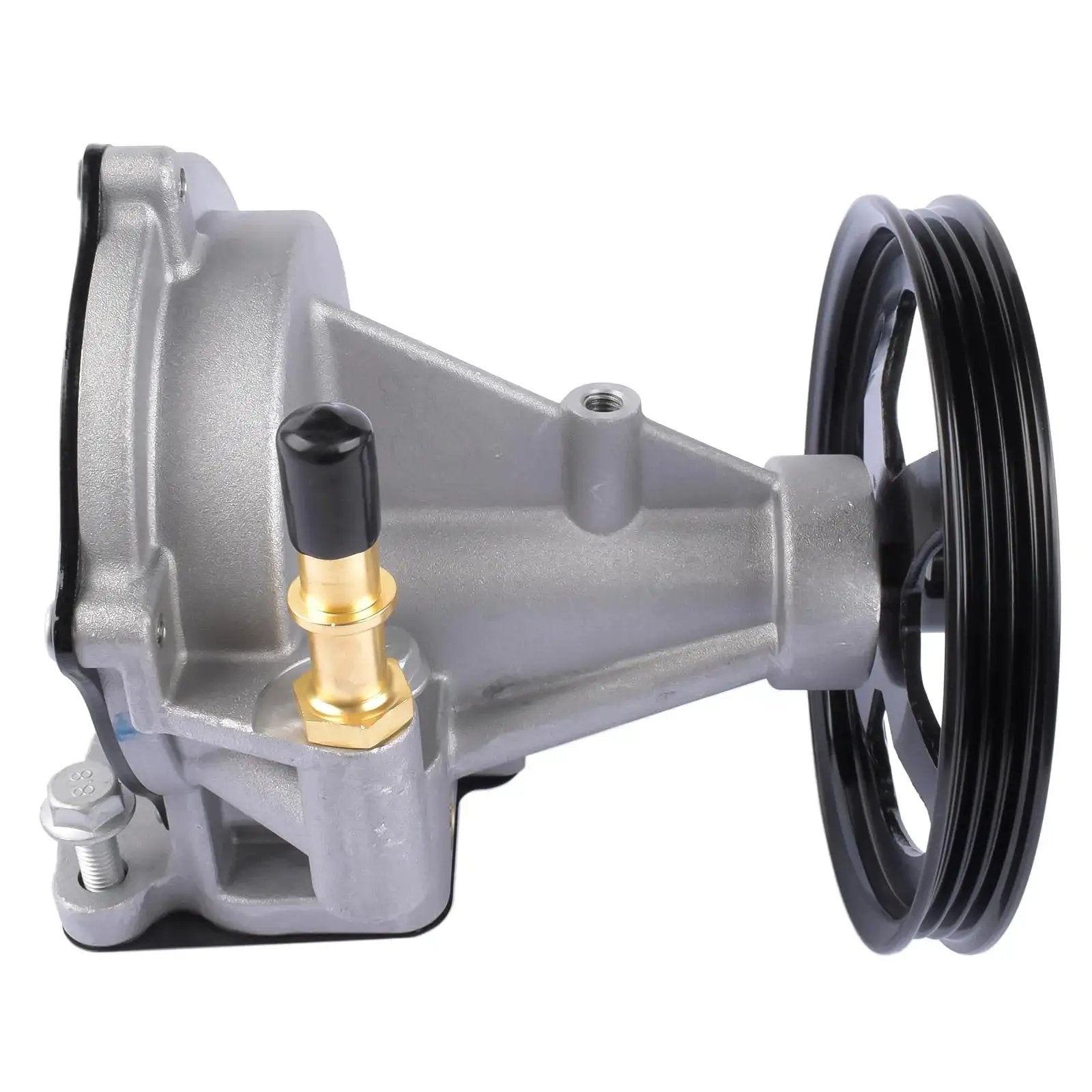 Side view of Replacement Vacuum Pump for Cadillac Escalade Silverado Suburban Tahoe GMC Sierra Yukon 2014 Through 2022 with OE Numbers
