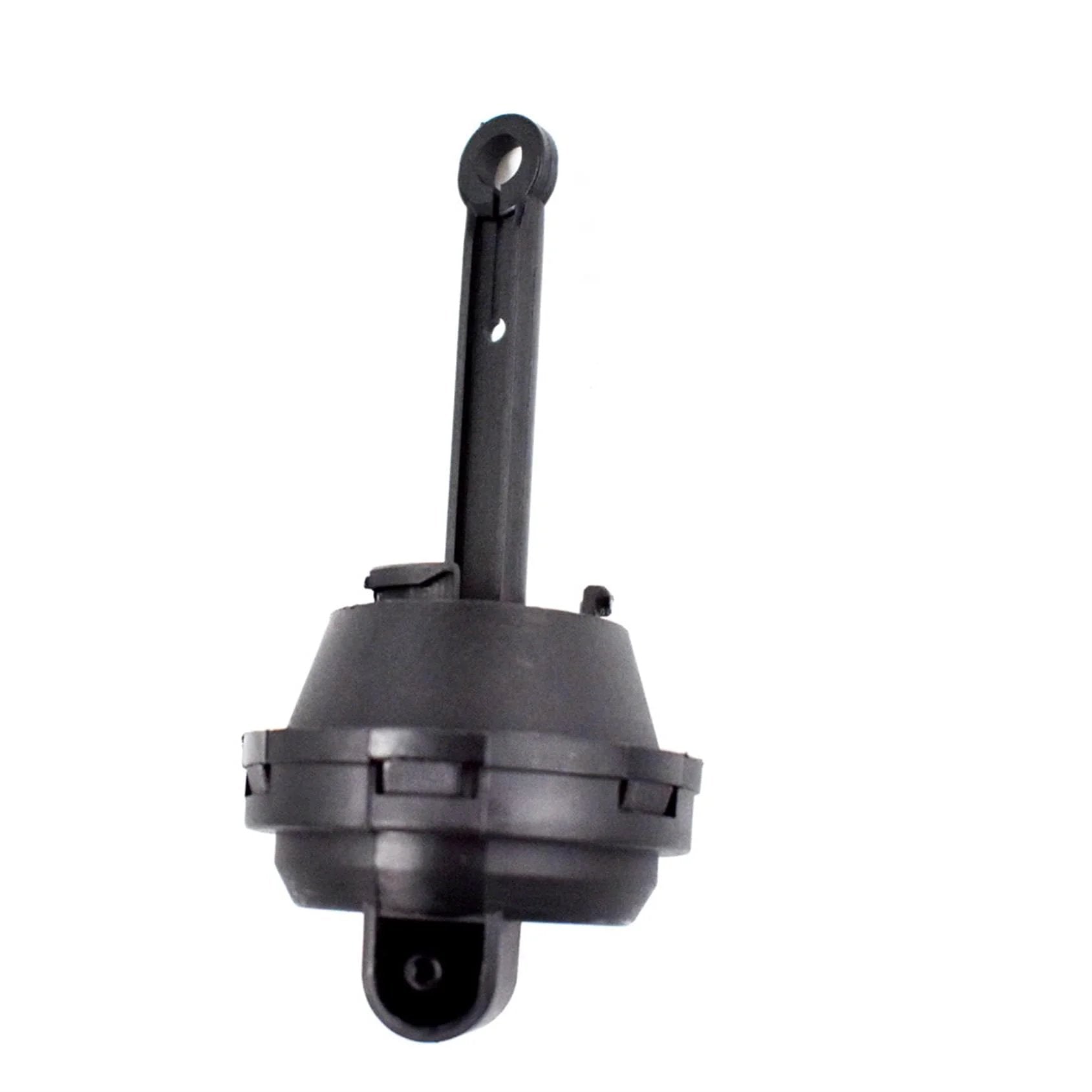 Front view of Valve Vacuum Unit Actuator 038131501E Replacement For ALH 1.9L TDI Engine 1998 2003, durable black plastic construction.
