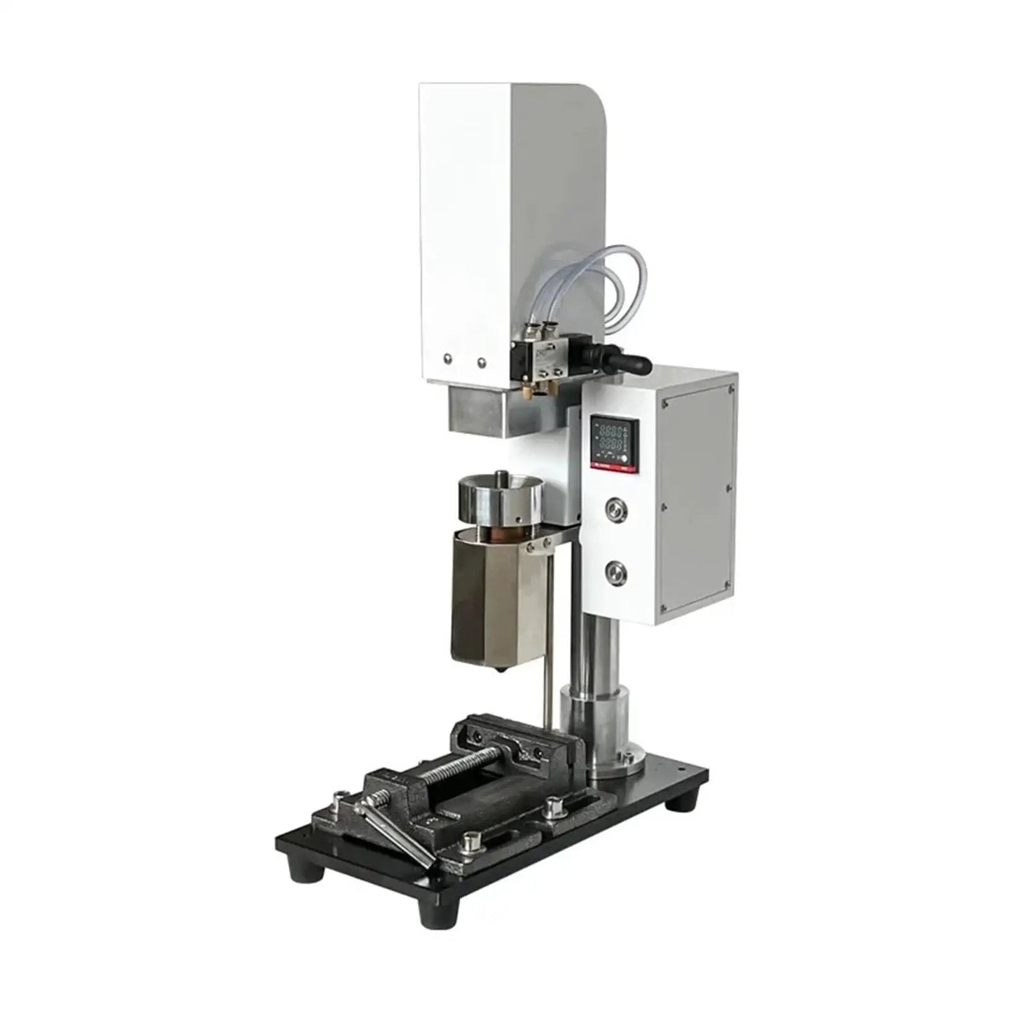 Compact 30g Vertical Injection Molding Machine for Lab Use, 220V Pneumatic Plastic Mold Equipment with Precise Temperature Control