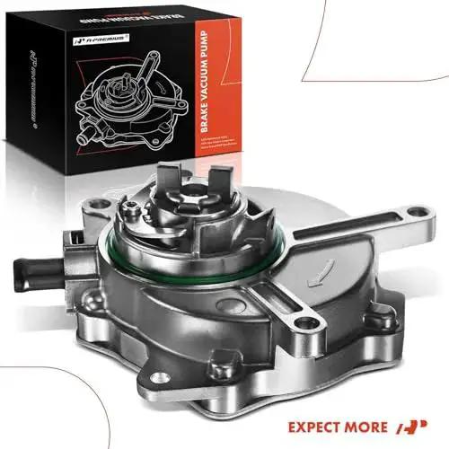 Premium Brake Vacuum Pump APremium For VW And Audi Vehicles; product displayed with box and O ring for easy install