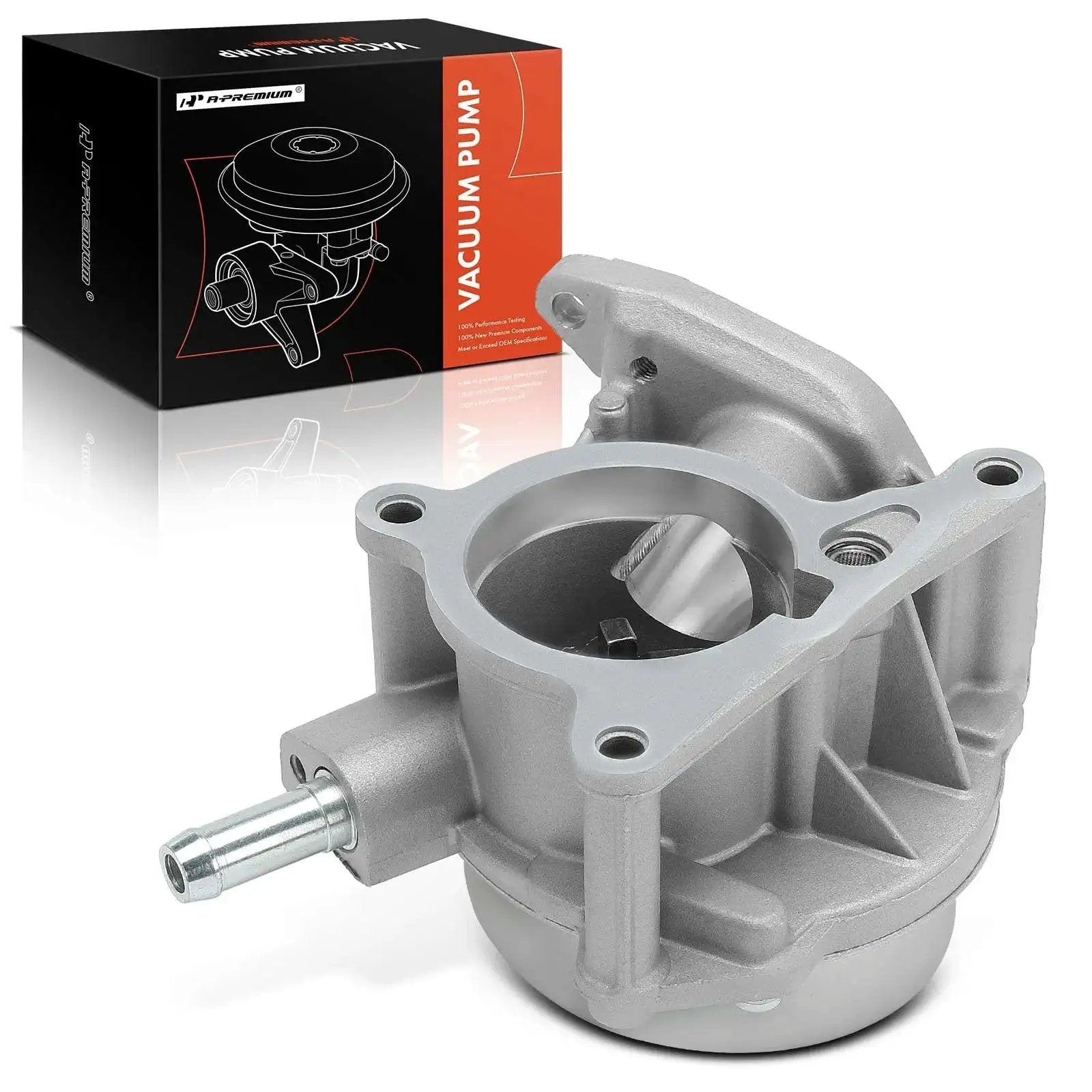 Premium Plug N Play Vacuum Pump Replacement For Volkswagen Audi Vehicles with packaging, fits Jetta 2008-2013, Passat 2008-2010