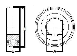 W211PPB3 Heavy Duty Disc Harrow 3 Lip 1 1/2 Square Bore Bearing