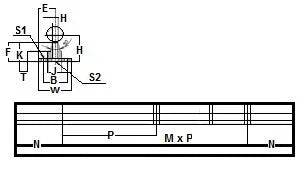 WA8-24PD NB Stainless Steel Shaft 24 inch Length Linear Motion