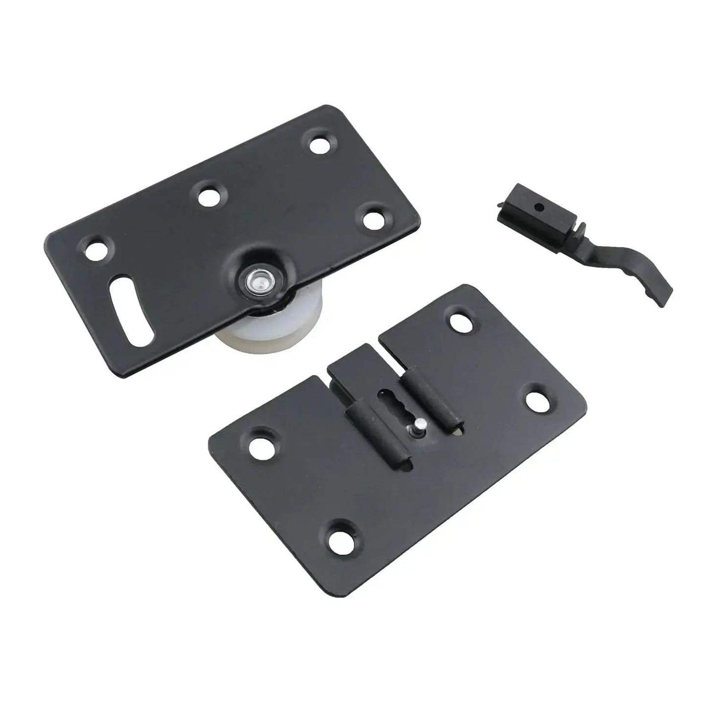 2 Pack 85x45mm Wardrobe Sliding Door Pulleys With Grooved Wheels For Cabinets And Display Cabinets, Stainless Steel Door Hardware Caster Set With Spacer, Quiet Sliding, High Load Bearing, Wear Resistant, Long Service Life