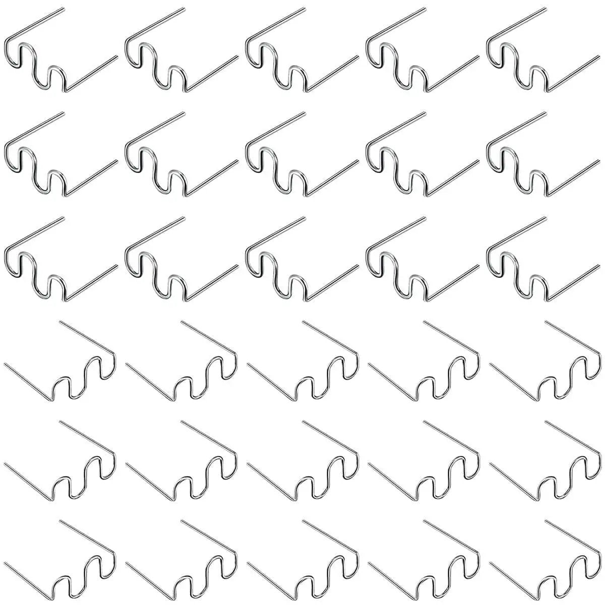 1000Pcs WaveShape Hot Staples For Plastic Welding 0.8mm And 0.6mm Sizes Pro Grade DIY Friendly Hot Stapler Repair Tools