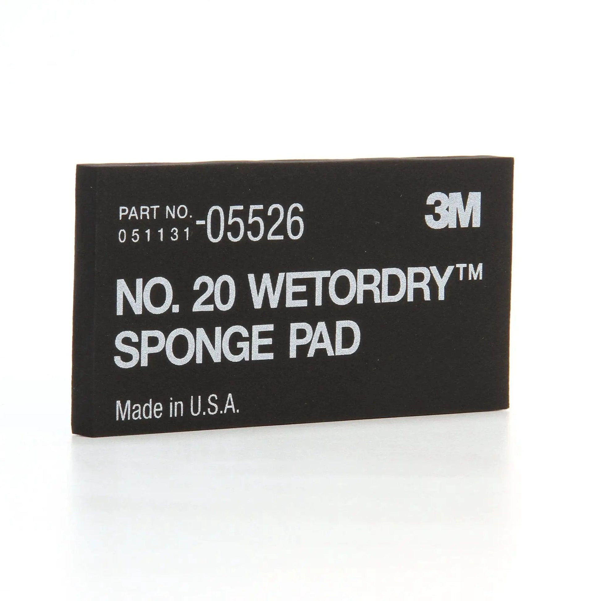 Front view of Wetordry Sponge Pad Dual Sided For Wet And Dry Sanding Automotive, showing part number and branding.