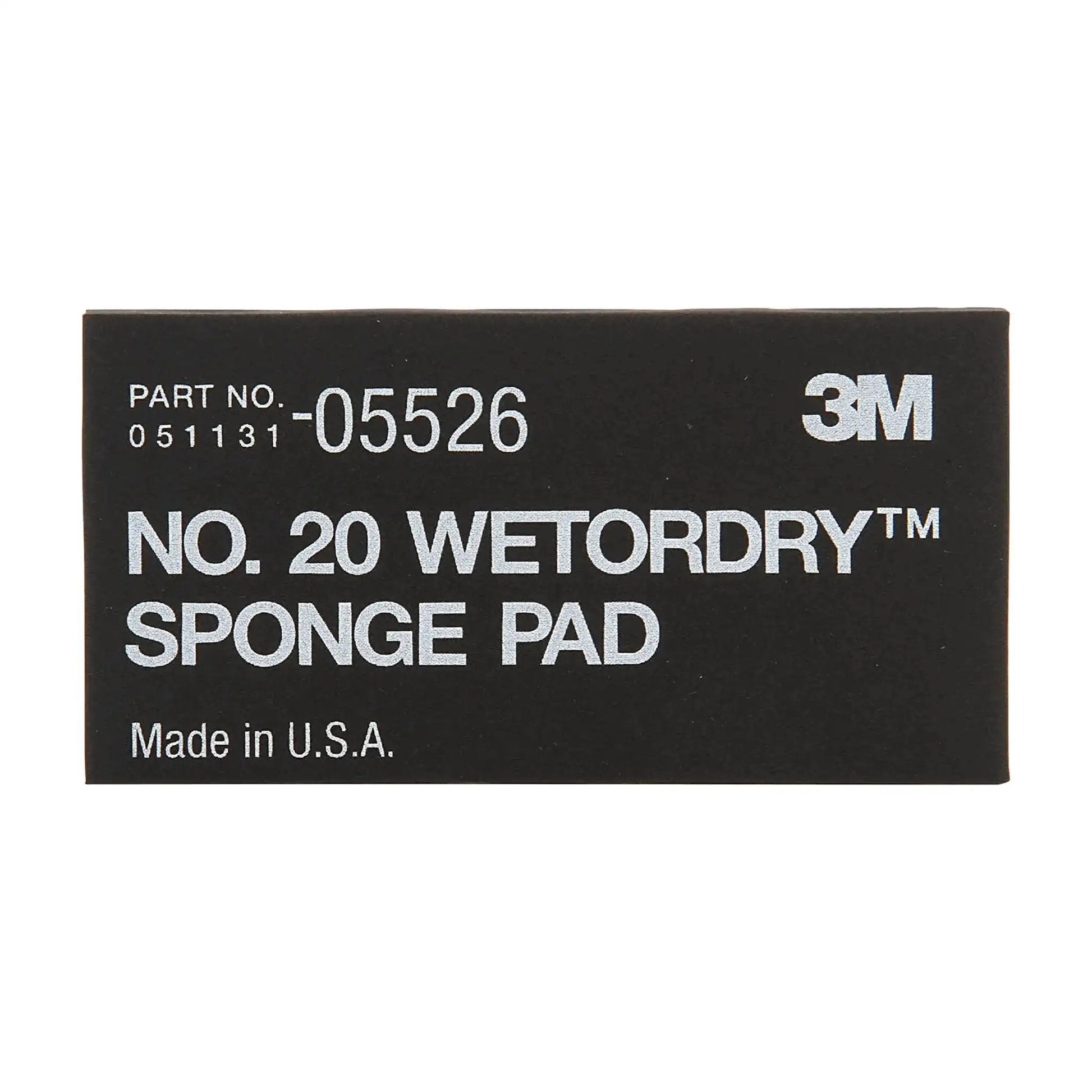 Package of Wetordry Sponge Pad Dual Sided For Wet And Dry Sanding Automotive with part number and brand logo.