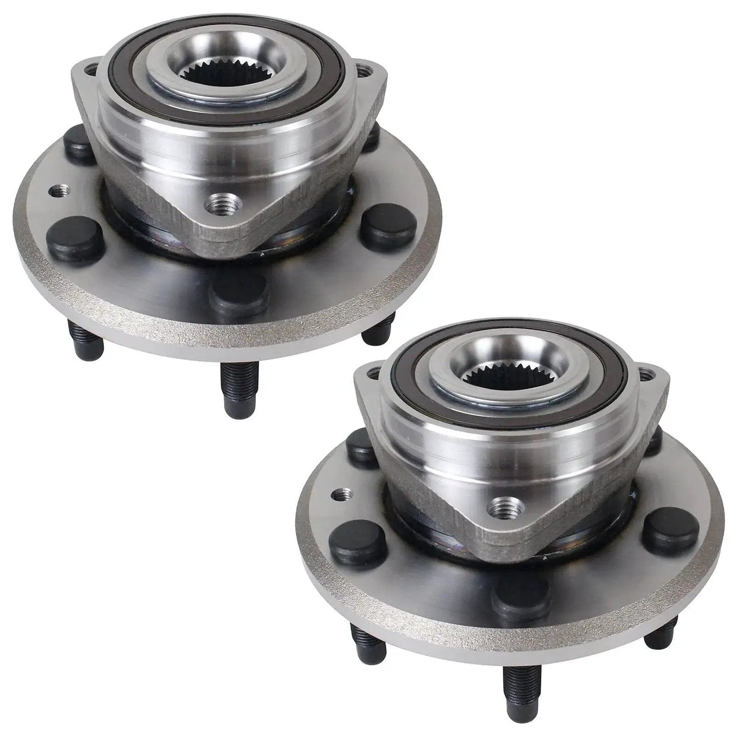 Wheel Bearing And Hub Assembly 513277 Front And Rear Six Lug With ABS Compatible With Buick Enclave Chevy Traverse