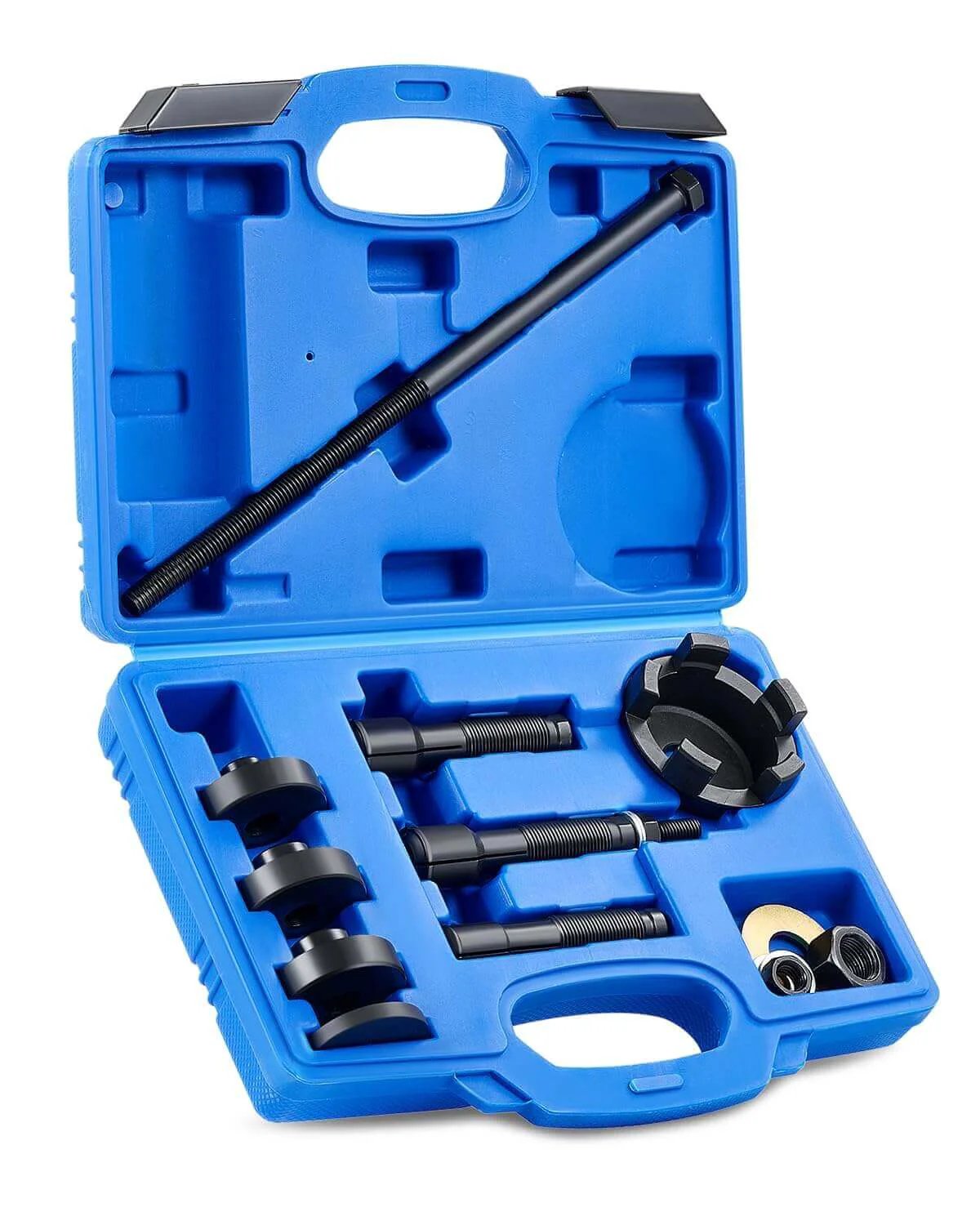 Wheel Bearing Puller Tool Kit Compatible with Harley Davidson Motorcycles, Wheel Bearing Remover Installer Tool Set in blue case