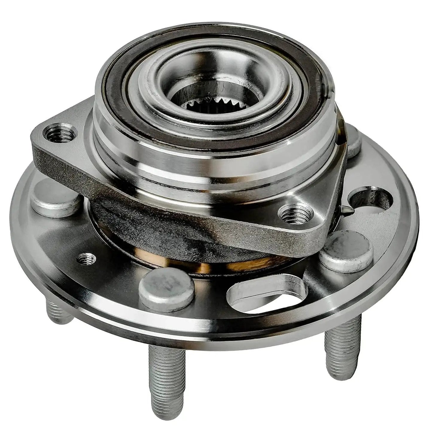 Front Wheel Bearing Hubs Kit With Front Stabilizer Sway Bar Links For 2010 To 2017 Chevrolet Equinox And 2011 To 2016 GMC Terrain