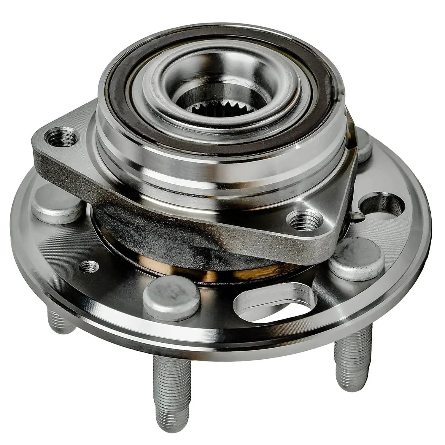Front Wheel Bearing Hubs Kit With Front Stabilizer Sway Bar Links For 2010 To 2017 Chevrolet Equinox And 2011 To 2016 GMC Terrain