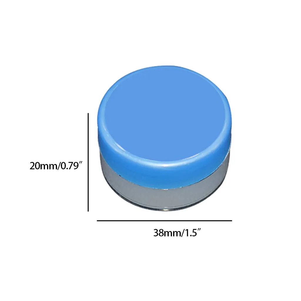 Blue jar of White Lithium Grease for Machinery and Gears, High and Low Temperature Resistance, 38mm diameter and 20mm height