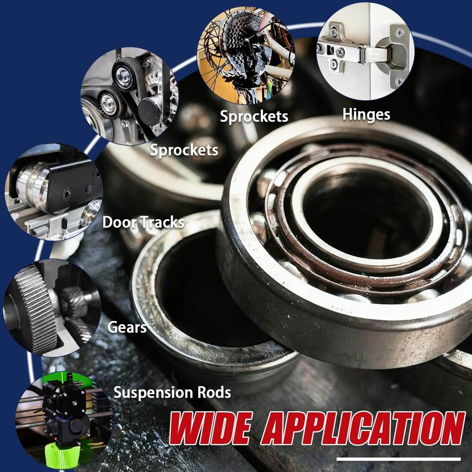 Keze White Lithium Grease Tube Automotive Grasa De Litio Car Door Grease wide application for bearings, hinges, and gears.