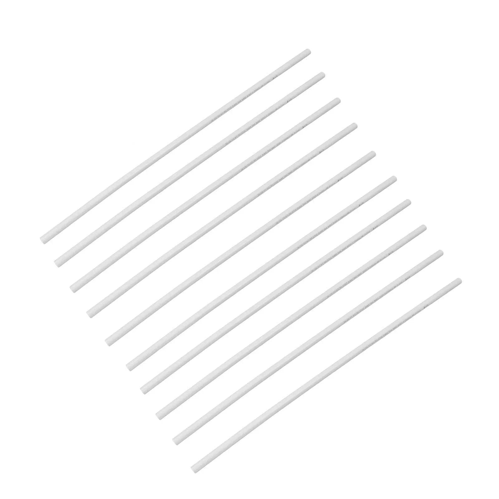 Garden PVC Pipe Pure White 20mm Outer Diameter 0.79 Inch 1000mm Length Ideal For Greenhouse Sheds Shelves Tent Connections And Garden Supports Easy Assembly With Precise Size For Workshop Use shown in set of 10.