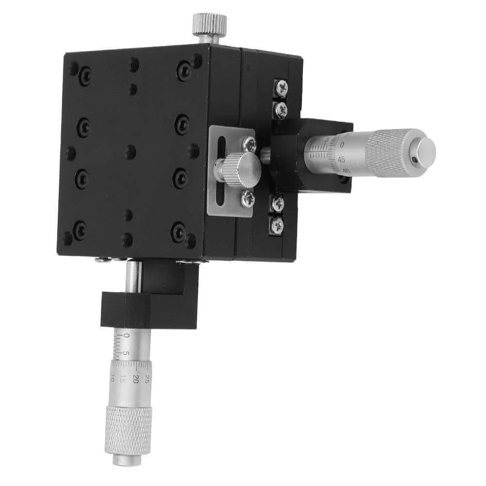 XY Linear Stage, Keenso SEMY60-AC Micrometer Manual Precision Linear Translation Stage with cross roller design