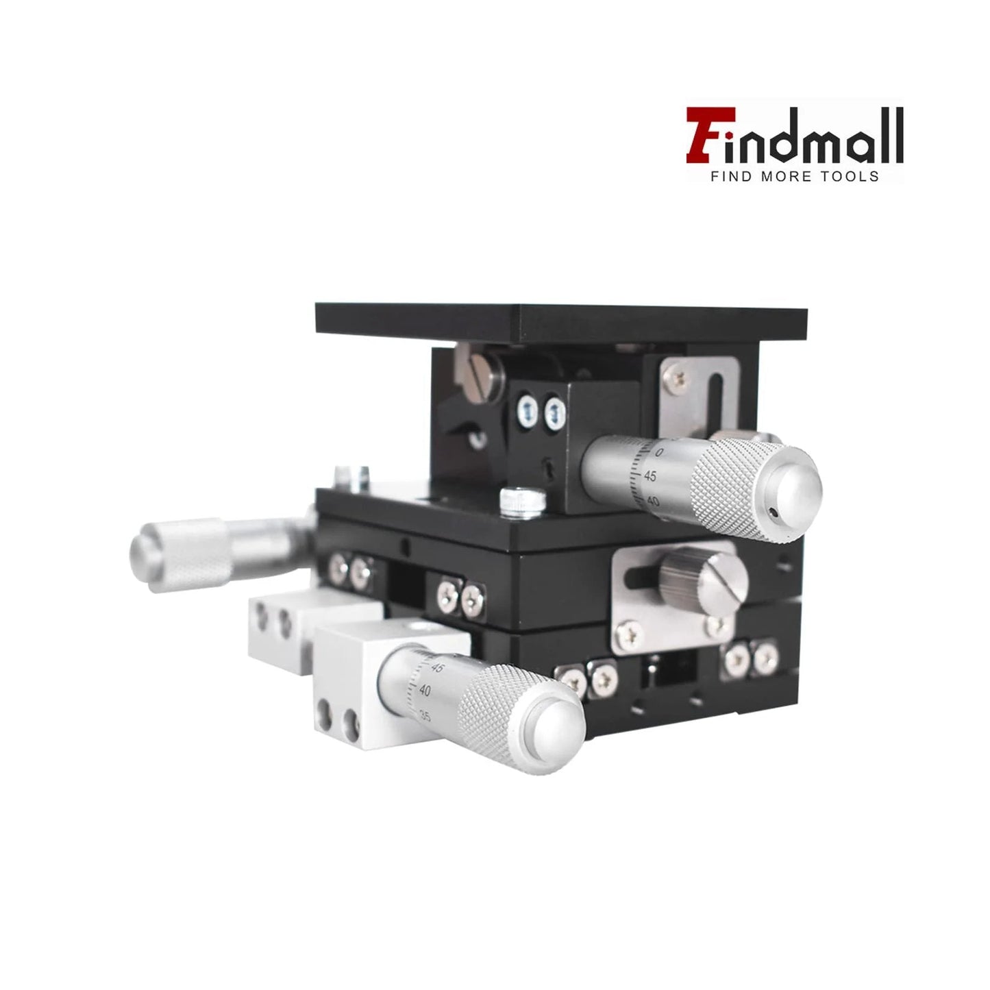 60 X 60mm XYZ Linear Stage 3 Axis Manual Linear Stage with Trimming Bearing and Sliding Table