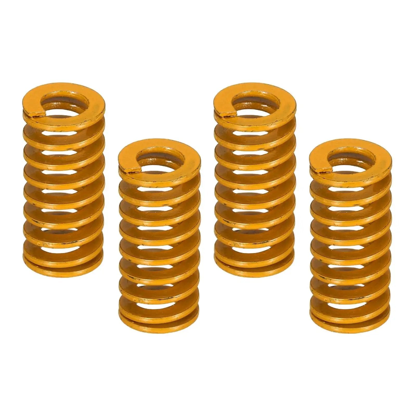 8 Pack 3D Printer Die Springs 12mm OD 25mm Length Light Load Mould Die Spring for Heated Beds, mechanical parts, yellow