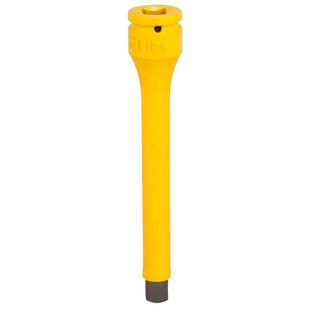 Torque Limiting Extension, 3/4" Drive, 475 ft/lbs, Yellow, 40309 by American Forge & Foundry, front view