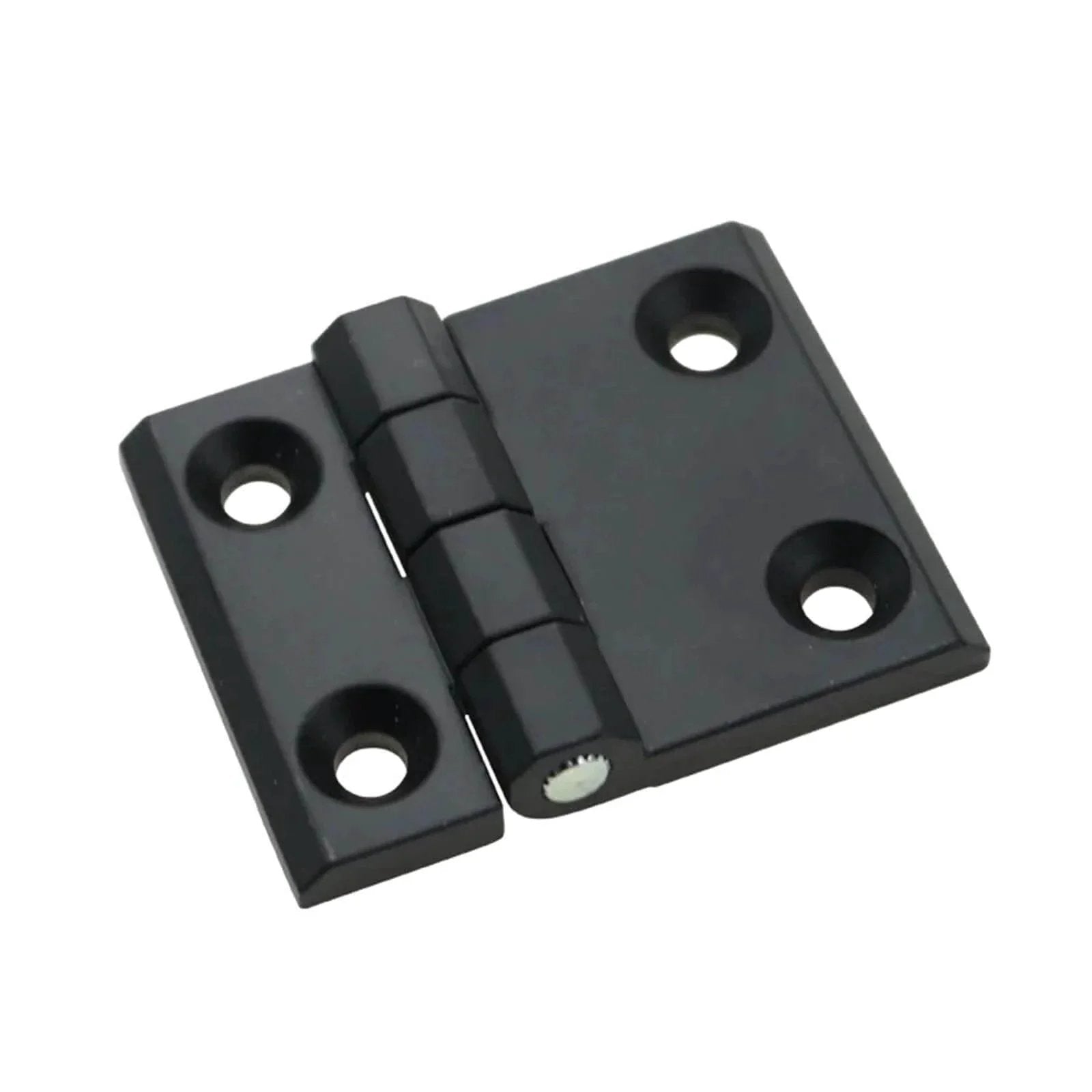 T Hinges Zinc Alloy Heavy Duty Bearings Asymmetric Door Hinges For Industrial Machinery Equipment 1 Piece, black finish close-up