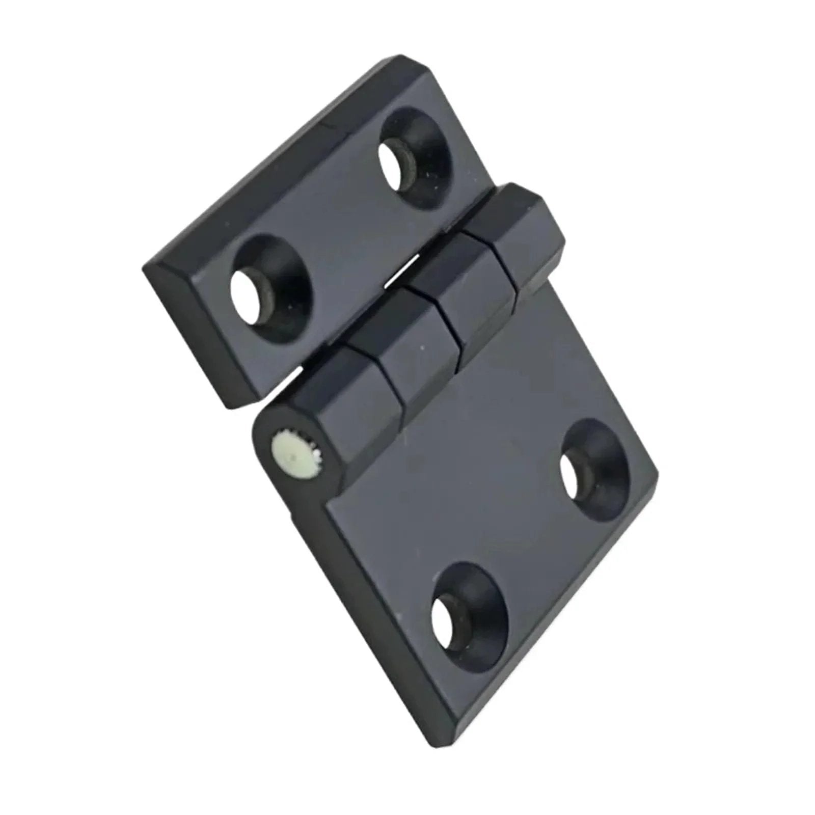 Black T Hinges Zinc Alloy Heavy Duty Bearings Asymmetric Door Hinges For Industrial Machinery Equipment 1 Piece, angled view