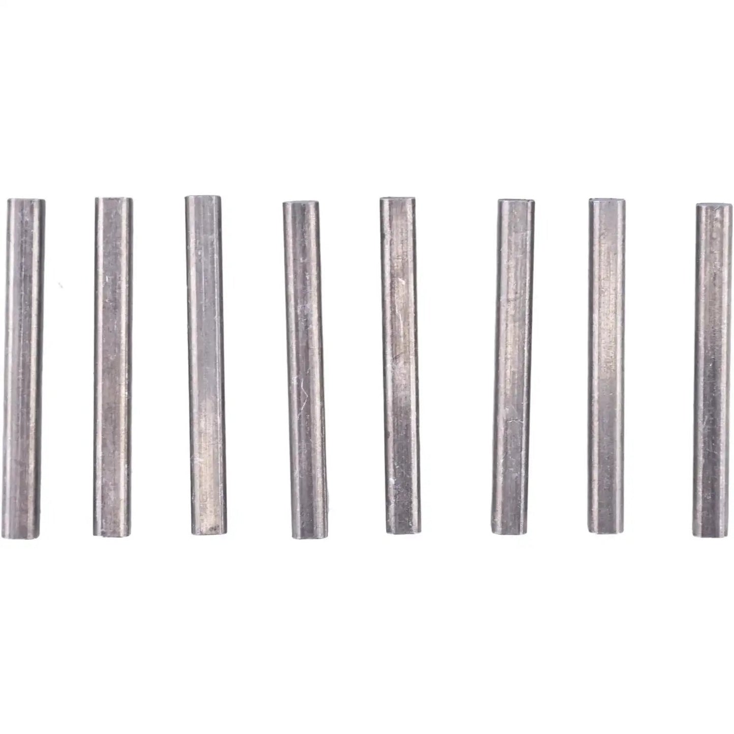Eight Pack 3/16 By 1-3/4 Inch Zinc Machine Keys 2161 For Power Transmission Shafts, zinc square keys, durable for machinery parts