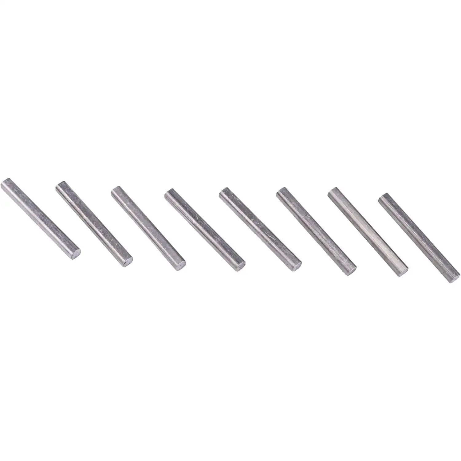 Eight Pack 3/16 By 1-3/4 Inch Zinc Machine Keys 2161 For Power Transmission Shafts To Hold Machinery Parts In Place